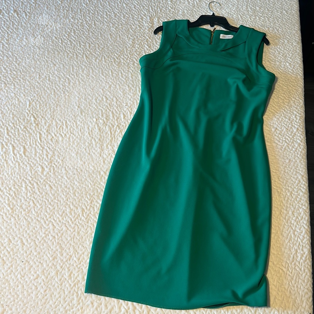 Calvin Klien Emerald green Professional Dress